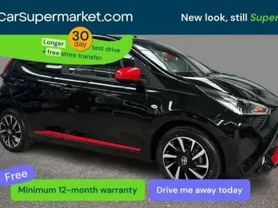 Begagnad Toyota Aygo Trend 72 HK (52 kW) 2021 Svart Halvkombi