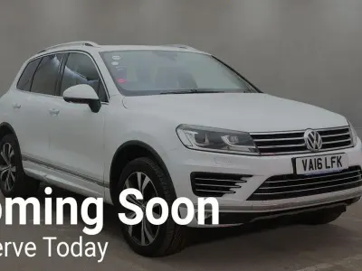 Used VW Touareg R-line 262 HP (192 kW) 2016 White SUV