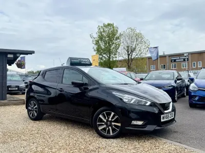 Second-hand Nissan Micra N-Connecta 90 CP (66 kW) 2018 Negru Hatchback