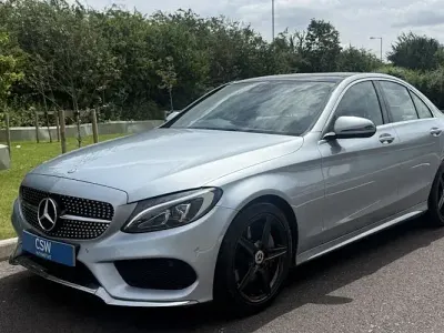Used Mercedes C250 AMG Line Premium Plus 204 HP (150 kW) 2016 Silver Sedan