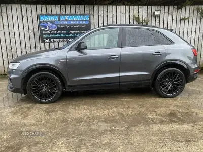 Used Audi Q3 Black Edition 150 HP (110 kW) 2017 Grey SUV