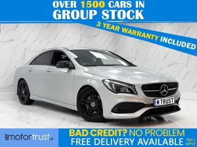 Used Mercedes CLA220 AMG line 177 HP (130 kW) 2018 Silver Sedan