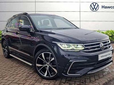 Black Used 2021 VW Tiguan R-line SUV | £25,695 (Fair price)