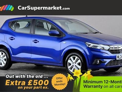 Used Dacia Sandero Expression 91 HP (66 kW) 2024 Blue Hatchback