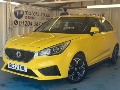 Used MG MG3 Excite 106 HP (77 kW) 2022 Yellow Hatchback
