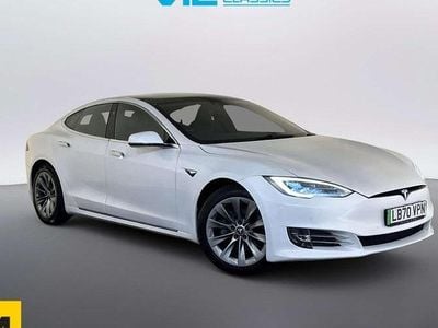 Used Tesla Model S Long Range AWD 311 kW (423 HP) 2020 White Hatchback