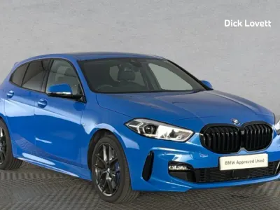 Used BMW 118 M Sport 134 HP (98 kW) 2024 Blue Hatchback