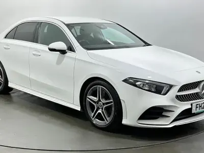 Used Mercedes A250 AMG line 224 HP (164 kW) 2020 White Sedan