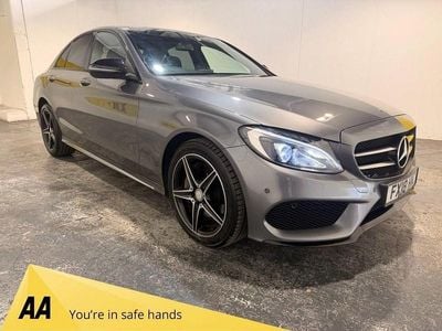 Used Mercedes C250 AMG line 204 HP (150 kW) 2018 Grey Sedan
