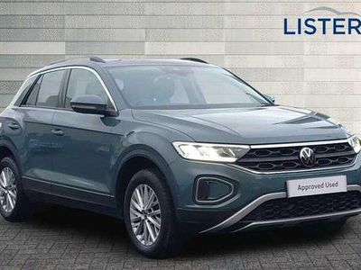 Blue Used 2023 VW T-Roc Life SUV | £20,273 (A bit pricey)