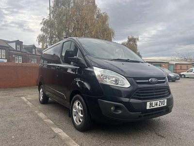Black Used 2014 Ford Transit Custom Limited | £7,995 (A bit pricey)