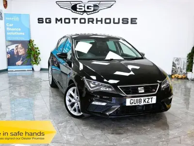 Used Seat Leon FR 184 HP (135 kW) 2018 Black Hatchback