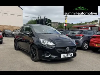 Used Vauxhall Corsa Edition 70 HP (51 kW) 2015 Black Hatchback