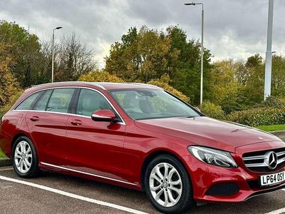Red Used 2015 Mercedes C200 Estate | £9,795 (A bit pricey)