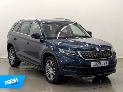 Used Skoda Kodiaq LAURIN & KLEMENT 190 HP (139 kW) 2020 Blue SUV