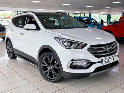 Used Hyundai Santa Fe Edition 200 HP (147 kW) 2017 White SUV
