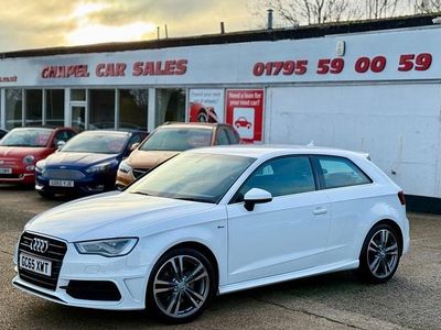 White Used 2015 Audi A3 S-Line Hatchback | £12,995 (A bit pricey)