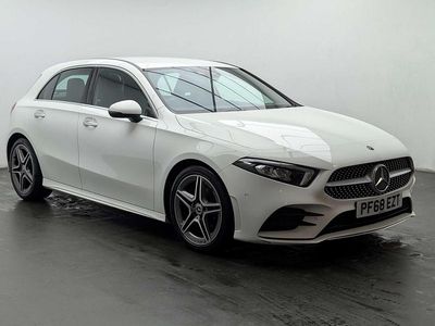Used Mercedes A180 AMG Line Premium 136 HP (100 kW) 2018 White Hatchback