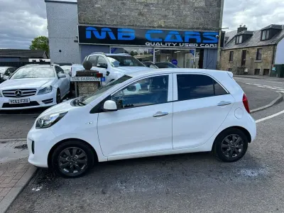 Used Kia Picanto 65 HP (47 kW) 2017 White Hatchback