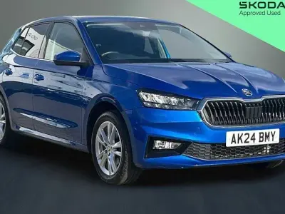 Used Skoda Fabia SE L 116 HP (85 kW) 2024 Blue Hatchback