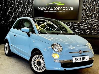 Used Fiat 500 Lounge 69 HP (50 kW) 2014 Blue Hatchback