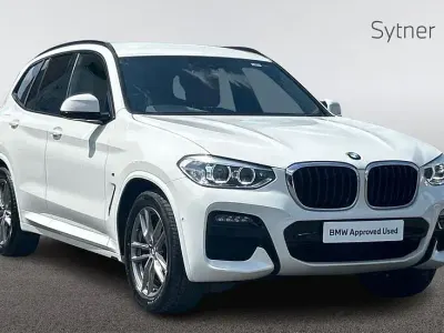 Used BMW X3 M Sport 190 HP (139 kW) 2021 White SUV