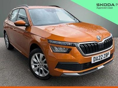 Used Skoda Kamiq SE 95 HP (69 kW) 2022 Orange SUV