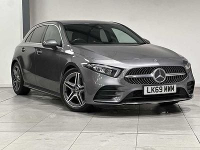 Used Mercedes A200 AMG line 163 HP (119 kW) 2019 Grey Hatchback