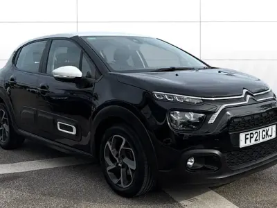 Used Citroën C3 PureTech 83 HP (61 kW) 2021 Black Hatchback