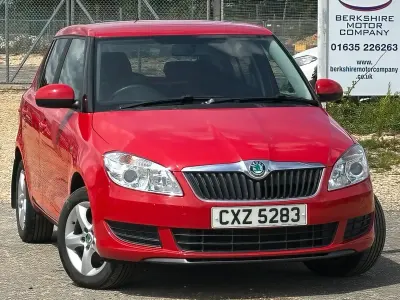 Used Skoda Fabia SE 86 HP (63 kW) 2012 Red Hatchback