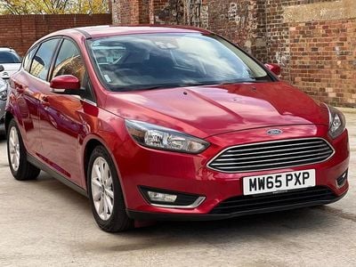 Red Used 2015 Ford Focus Titanium Hatchback | £5,690 (Fair price)