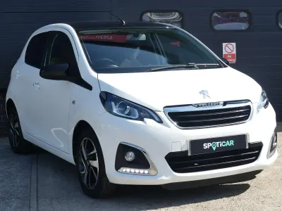 Used Peugeot 108 Allure 71 HP (52 kW) 2019 White Hatchback