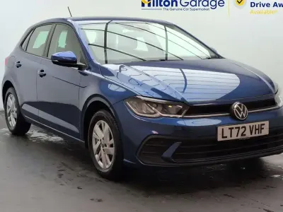 Used VW Polo Life 95 HP (69 kW) 2022 Blue Hatchback