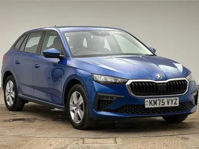 Used Skoda Scala SE 113 HP (83 kW) 2025 Race blue metallic Hatchback