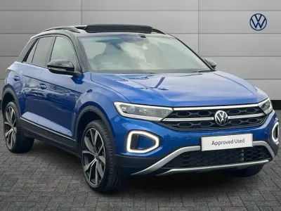 Begagnad VW T-Roc Cabriolet Design 147 HK (108 kW) 2025 Blå SUV