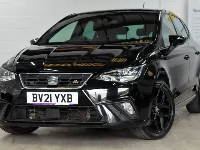 Used Seat Ibiza FR 95 HP (69 kW) 2021 Black Hatchback