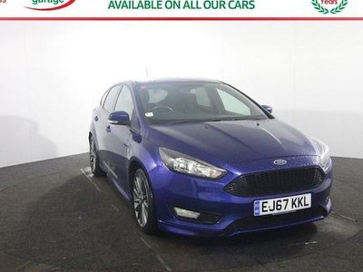 Used Ford Focus ST-Line 140 HP (102 kW) 2017 Blue Hatchback