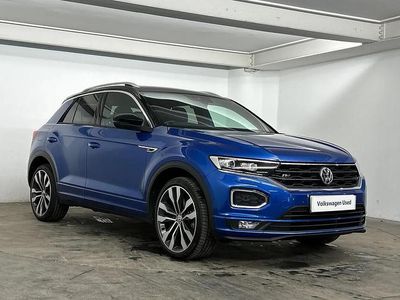 Used VW T-Roc R-line 150 HP (110 kW) 2018 Blue SUV