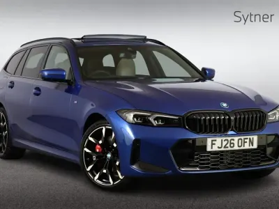Used BMW 330 M Sport 288 HP (211 kW) 2026 Blue Estate