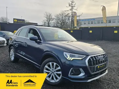 Begagnad Audi Q3 Sport 150 HK (110 kW) 2019 Blå SUV