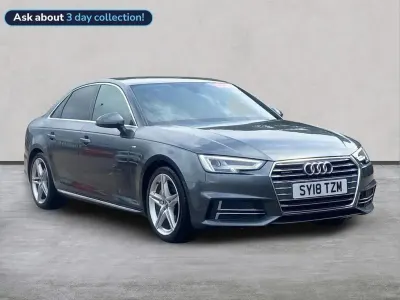 Used Audi A4 S-Line 190 HP (139 kW) 2018 Grey Sedan