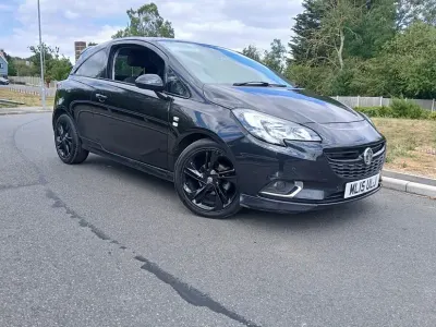 Used Vauxhall Corsa Edition 88 HP (64 kW) 2015 Black Hatchback