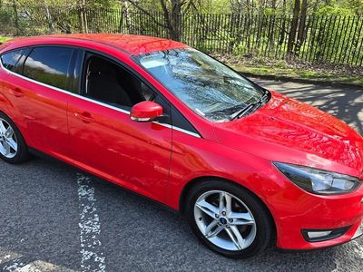 Used Ford Focus Zetec 2015 Red Hatchback