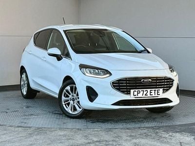 Used Ford Fiesta Titanium 100 HP (73 kW) 2022 White Hatchback