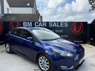 Used Ford Focus Titanium 2015 Blue Hatchback