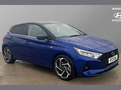 Blue Used 2021 Hyundai i20 Ultimate Hatchback | £13,601 (Fair price)