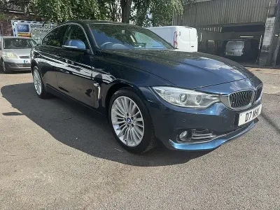 Used BMW 420 Coupé Luxury Line 184 HP (135 kW) 2014 Blue Coupe