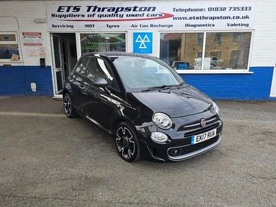 Used Fiat 500 S 69 HP (50 kW) 2017 Black Hatchback