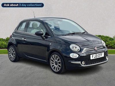 Black Used 2021 Fiat 500 Star Hatchback | £9,590 (Fair price)