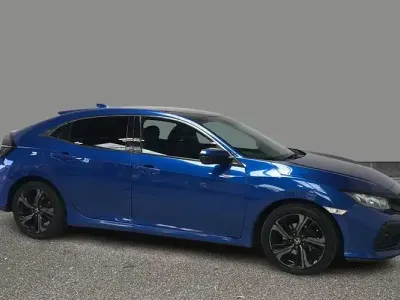 Used Honda Civic EX 129 HP (94 kW) 2017 Blue Hatchback